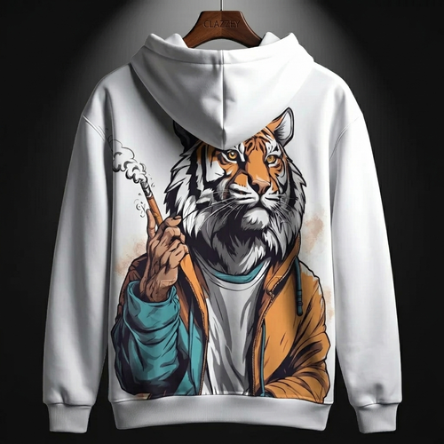 Wild Cigar Printed Hoodie
