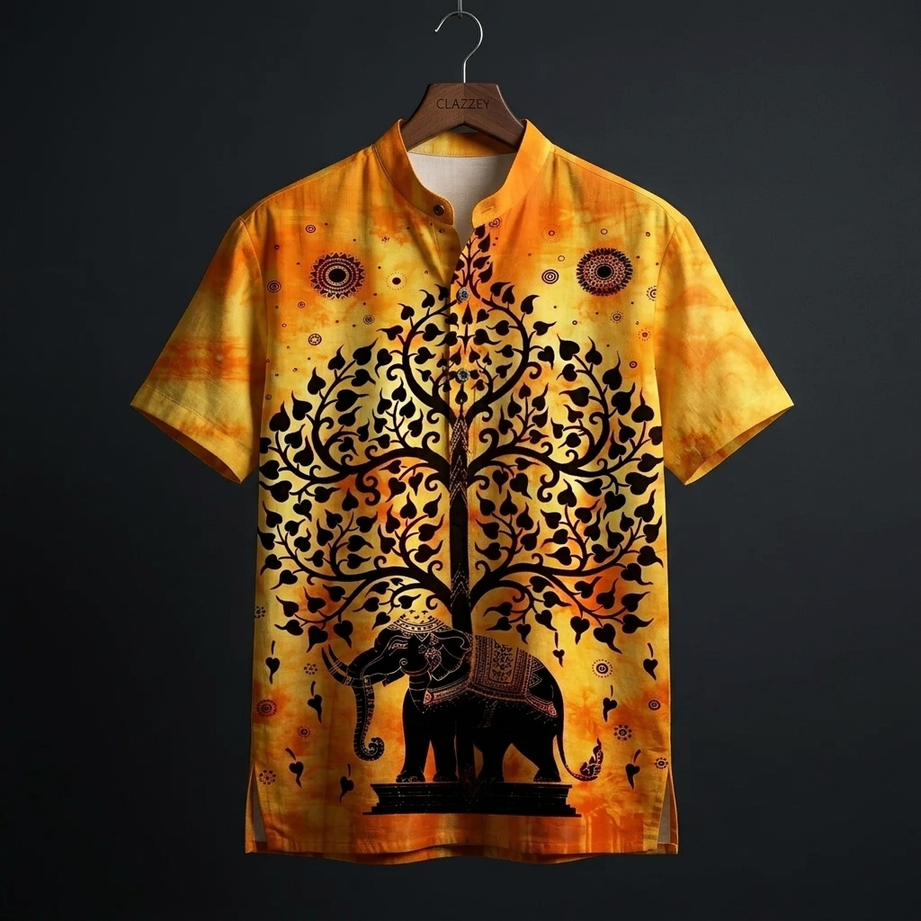 Elephant Roots Short Kurta