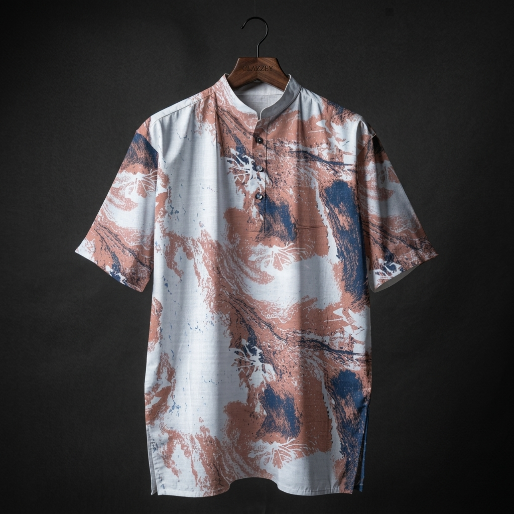 Earth Swirl Short Kurta
