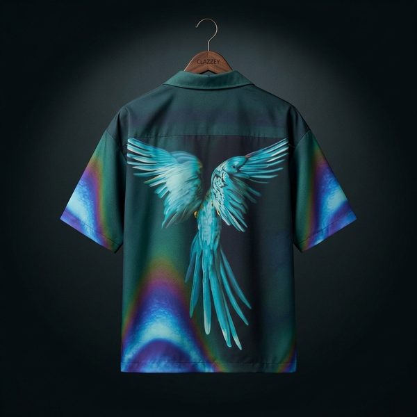 Wings of Freedom Cotton Shirt – Designer Printed Shirt