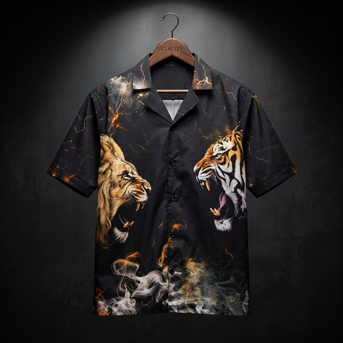 Alpha Inferno Cotton Shirt – Designer Printed Shirt