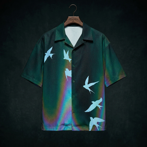 Wings of Freedom Cotton Shirt – Designer Printed Shirt
