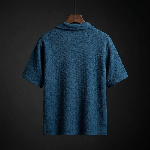 Twilight Blue Knitted Shirt