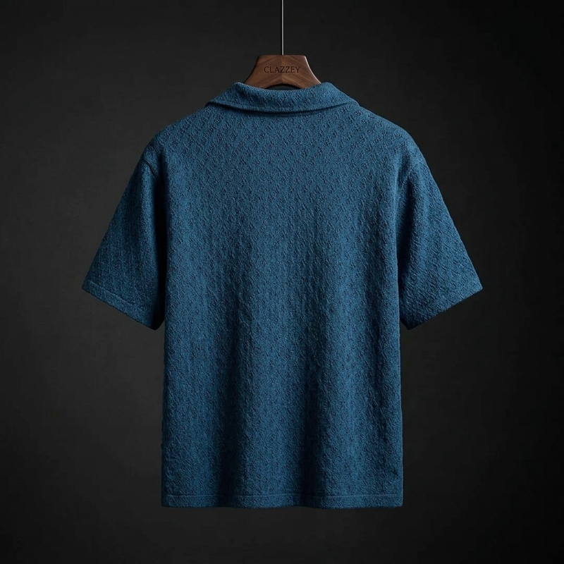 Twilight Blue Knitted Shirt