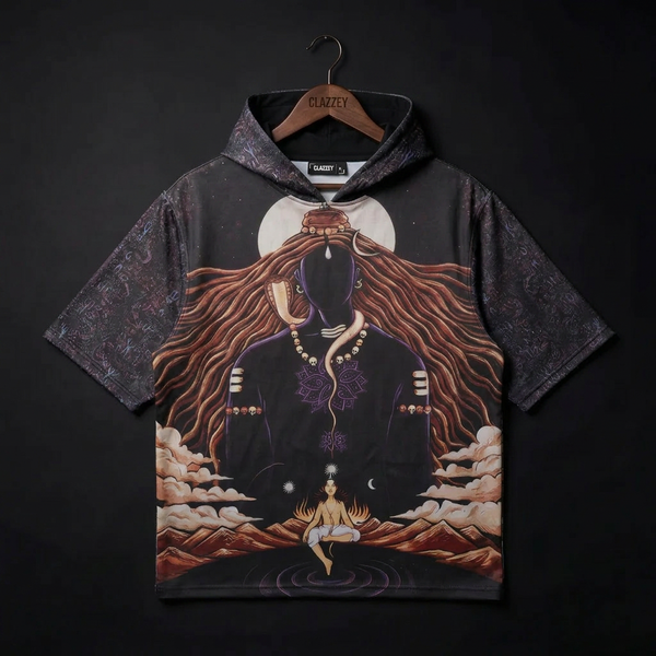 Shivaverse Oversized Hoodie for Spiritual and Bold Streetwear