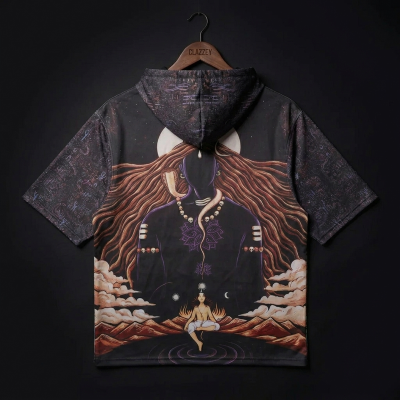 Shivaverse Oversized Hoodie for Spiritual and Bold Streetwear