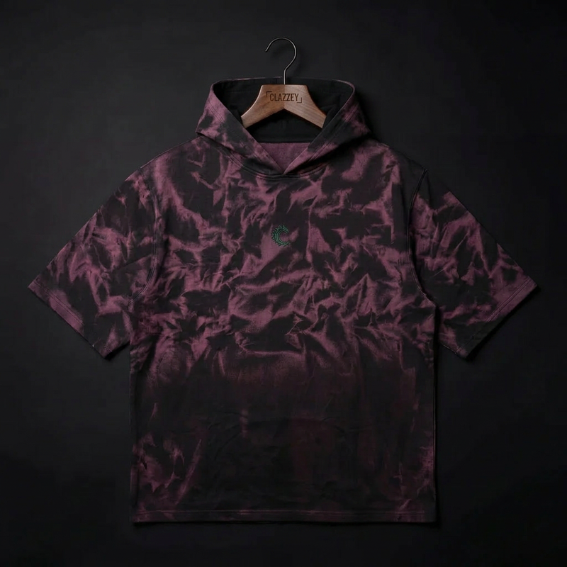 Shadow Mist Oversized Hoodie - Sleek Streetwear Comfort