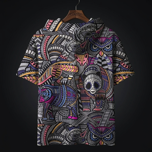 Tribal Illusions Printed Hoodie