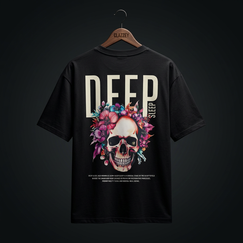 DEEP Oversize Printed Tee