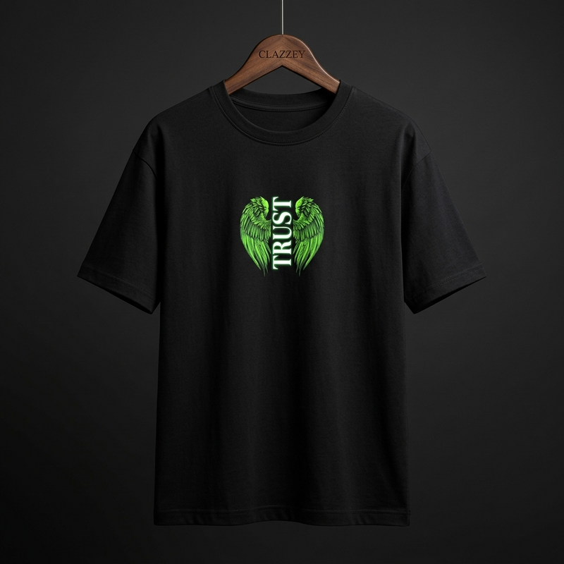 TRUST Cotton Printed Oversize Tee