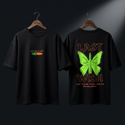Last Wish Printed Oversize Tee