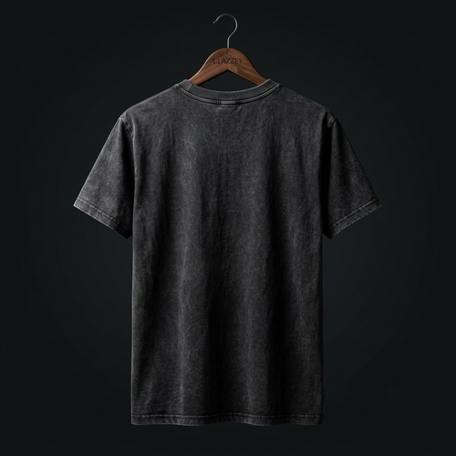 BLACK FINAL SEQUENCE // GHOST PROTOCOL ACID WASH TEE