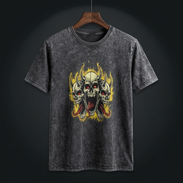 CEREBRAL OVERLOAD // SOUL PROTOCOL ACID WASH TEE