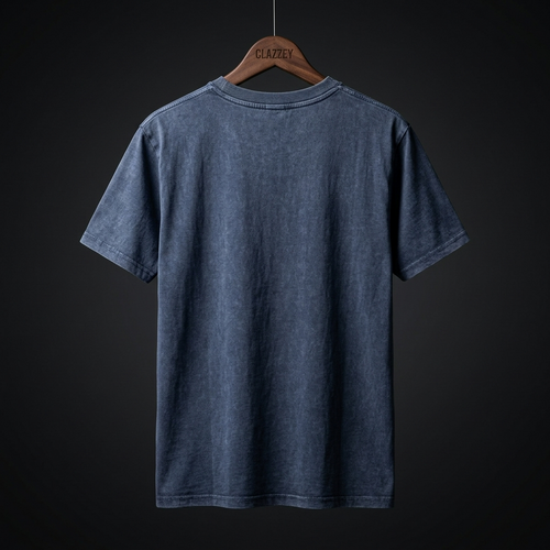 Midnight blue - SOUL PROTOCOL ACID WASH TEE