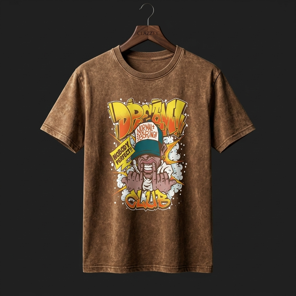 CLAZZEY CORE // ARCHIVE PROTOCOL ACID WASH TEE