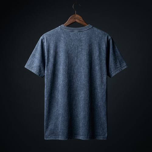 INDIGO BEARD ACID WASH TEE