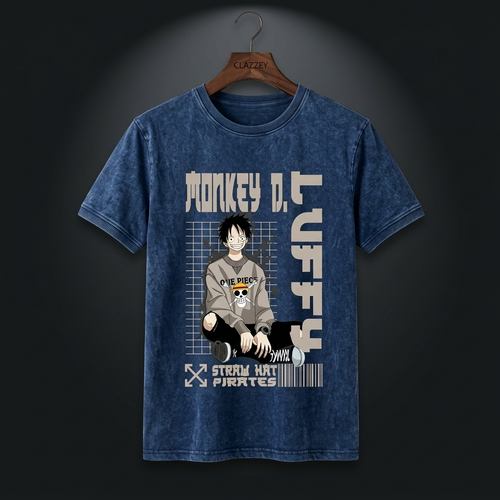 LUFFY CHRONICLES ACID WASH TEE