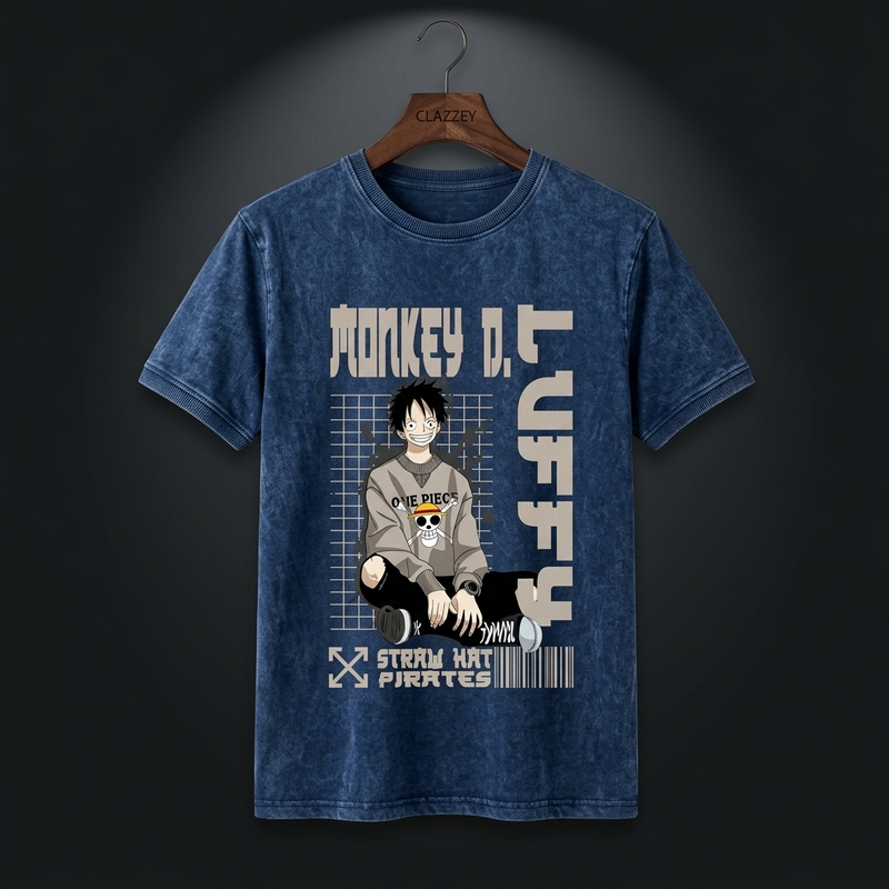LUFFY CHRONICLES ACID WASH TEE