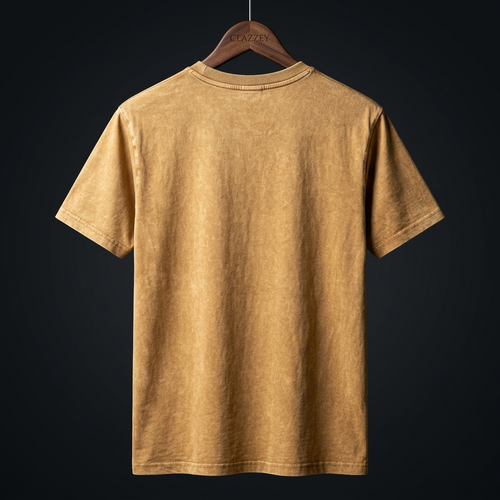 Stone Acid Wash Tee - Rustic Brown