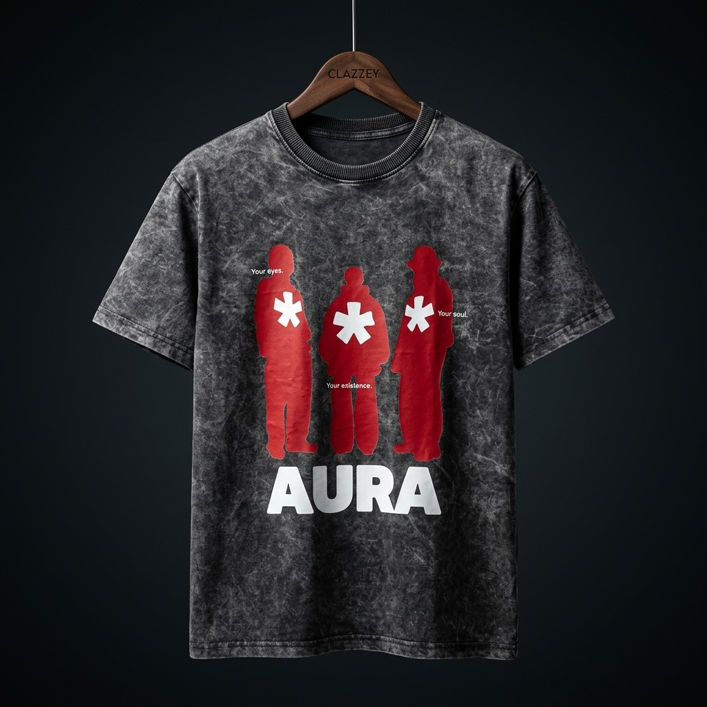 AURA PROTOCOL ACID WASH TEE