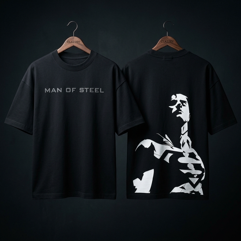 Superman Printed Oversized Tee