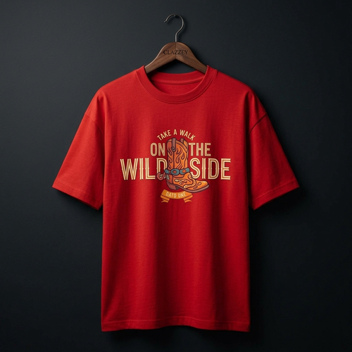 Wildside Brew Puff Printed Oversize Tee