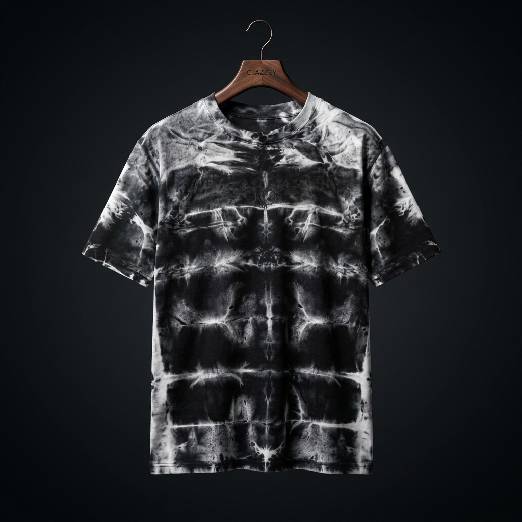 Midnight Mirage Hand Washed Tee for Bold Streetwear Expression
