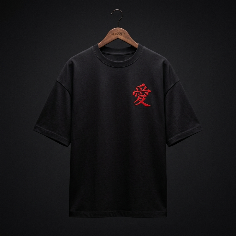 Gara Signature Printed Oversized Tee