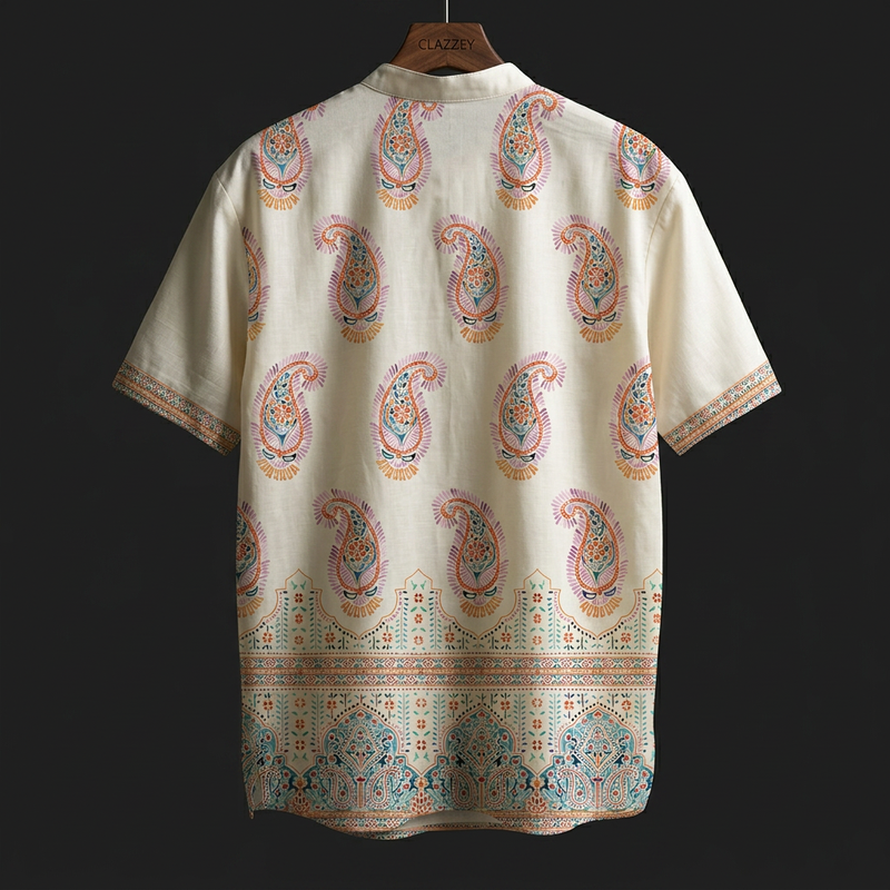 Heritage Charm Short Kurta | Elegant Ethnic Wear for Men
