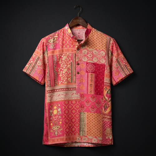 Festive Grace Short Kurta | Elegant Ethnic Wear for Men