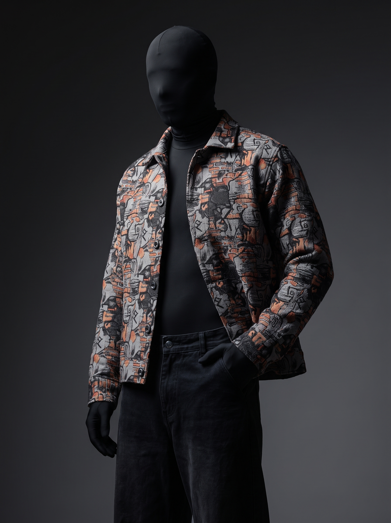 Ash Relic Over Shirt – Premium Jacquard Over Shirts