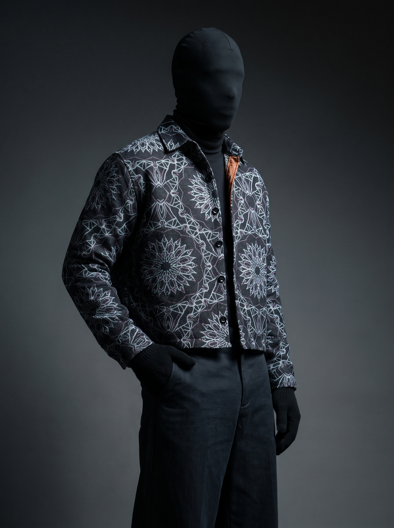 Mandala Web Over Shirt – Premium Jacquard Over Shirts