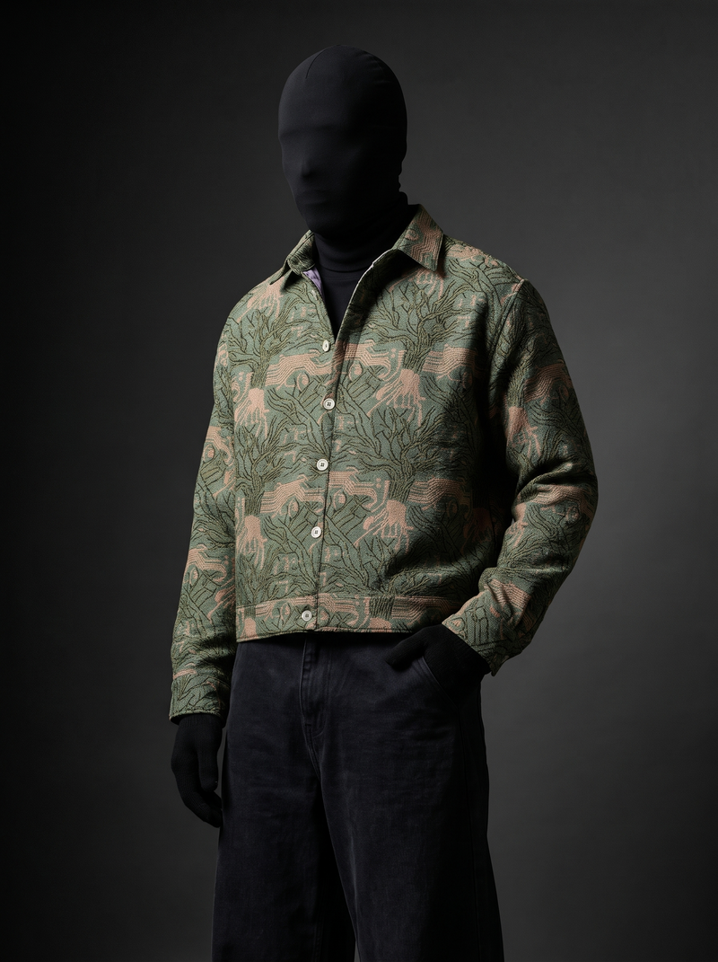 Fern Hollow Over Shirt – Premium Jacquard Over Shirts