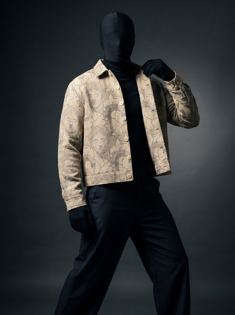 Cartograph Over Shirt – Premium Jacquard Over Shirts