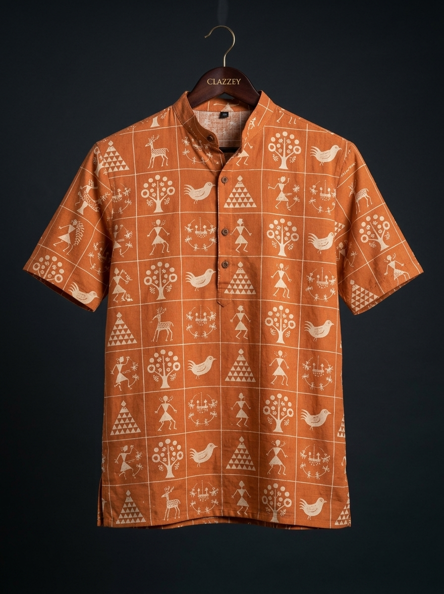 Elephant Roots Short Kurta