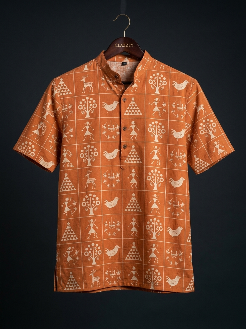 Elephant Roots Short Kurta