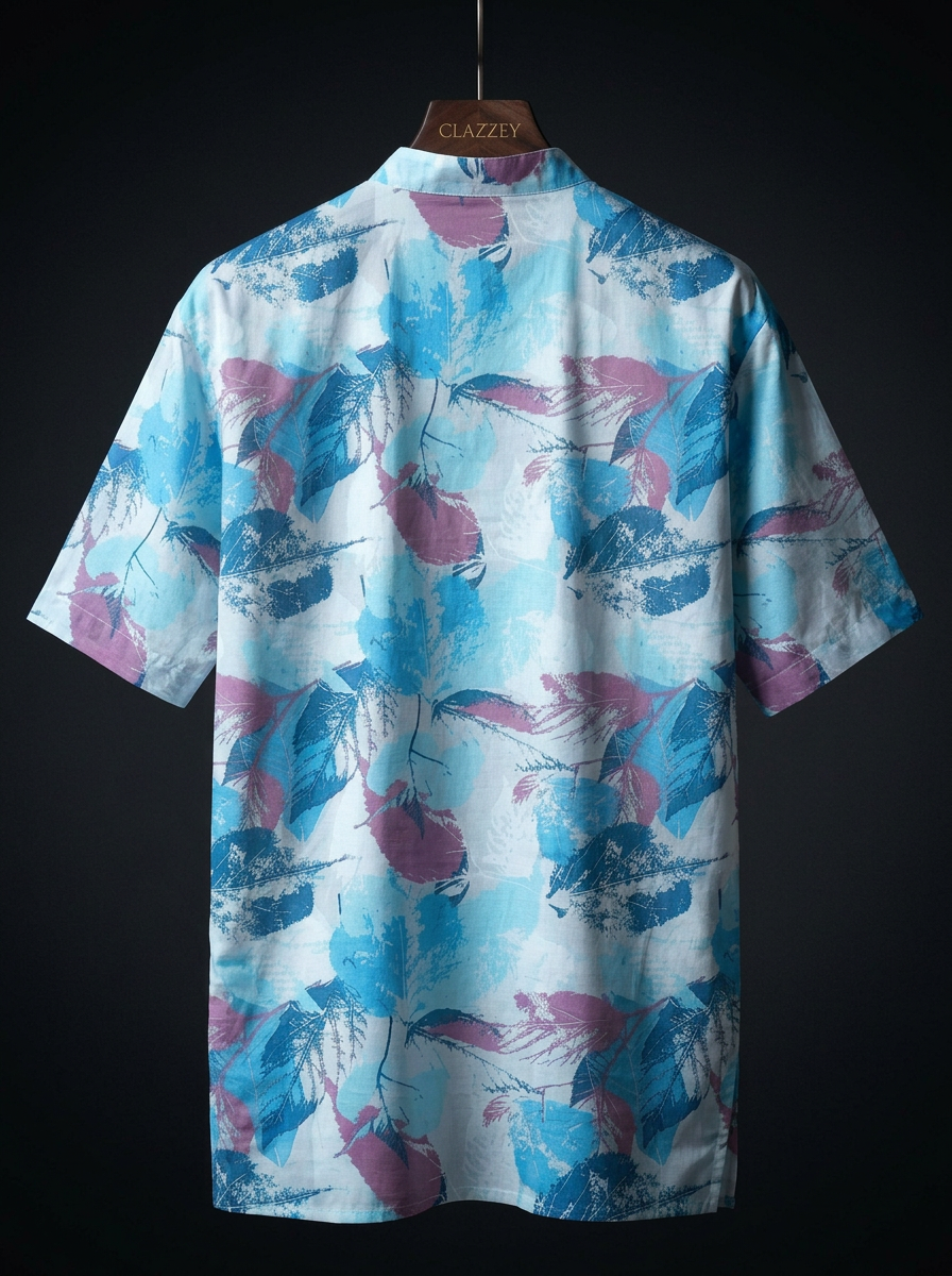 Aqua Breeze Short Kurta - back hanging shot