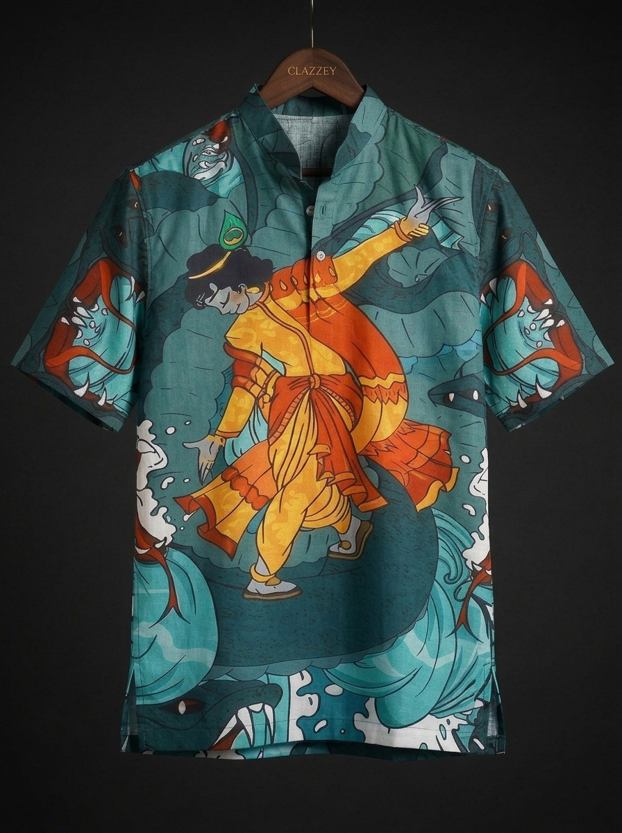 Krishan Leela Short Kurta - front hanging shot