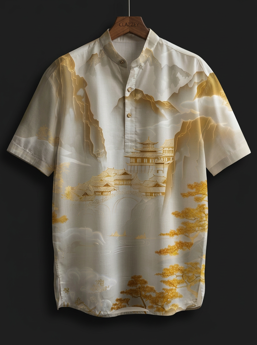 Imperial Horizon Short Kurta - front hanging shot