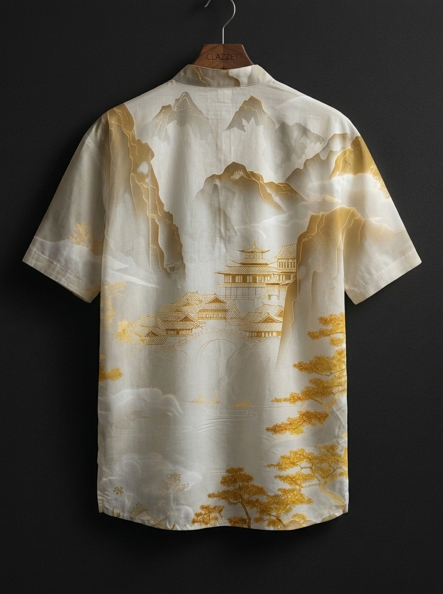 Imperial Horizon Short Kurta - back hanging shot