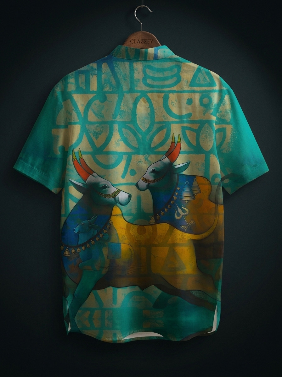 Tribal Essence Short Kurta - back hanging shot