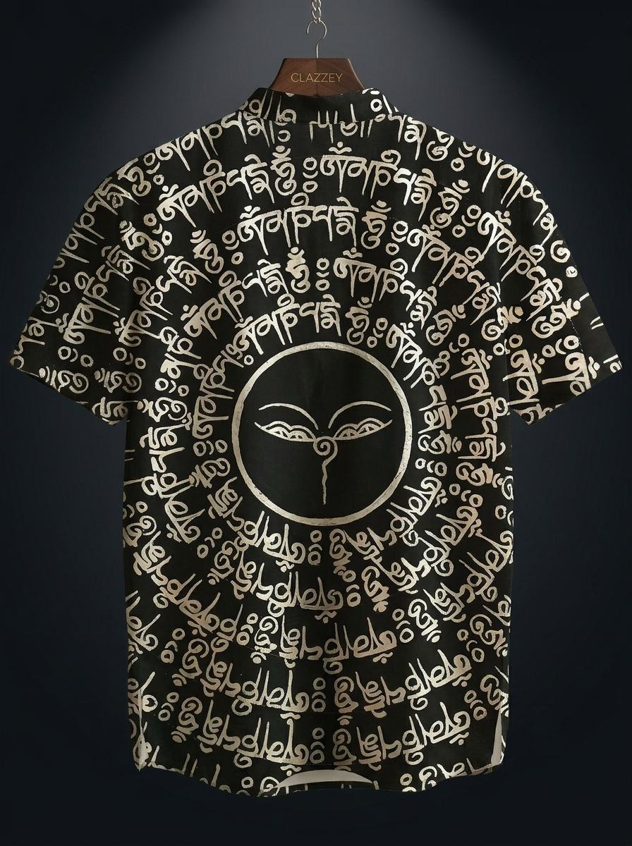 Divine Mandala Short Kurta - back hanging shot
