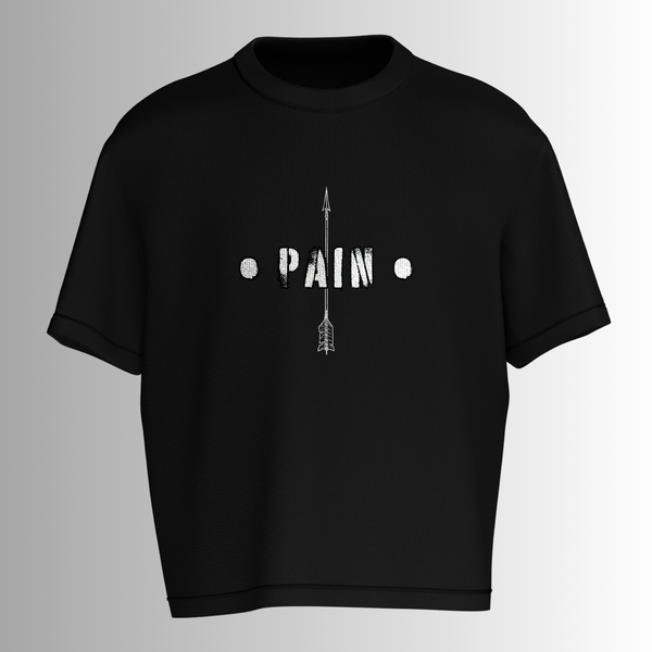 PAIN Cotton Printed Oversize Tee