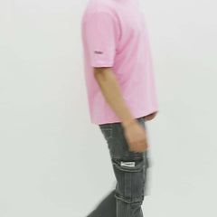 Panda Kick Puff Printed Oversized Tee